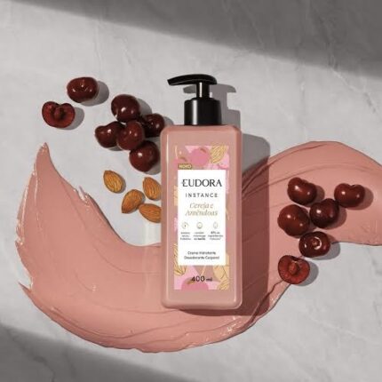 Hidratante Corporal Instance Cereja E Amêndoas 400ml- Eudora Cereja